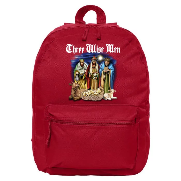 Three Wise Men 16 in Basic Backpack