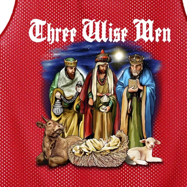 Three Wise Men Mesh Reversible Basketball Jersey Tank