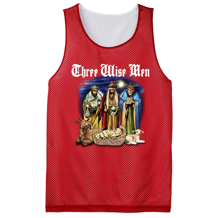 Three Wise Men Mesh Reversible Basketball Jersey Tank