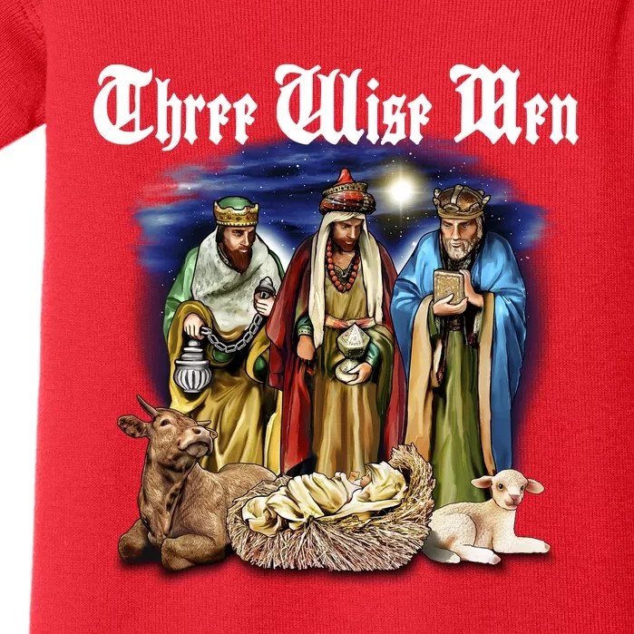 Three Wise Men Baby Bodysuit