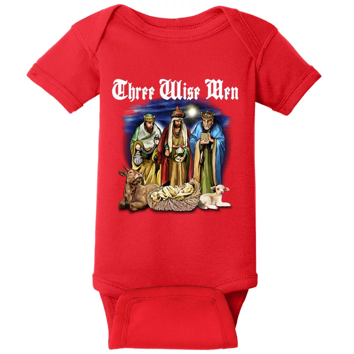 Three Wise Men Baby Bodysuit