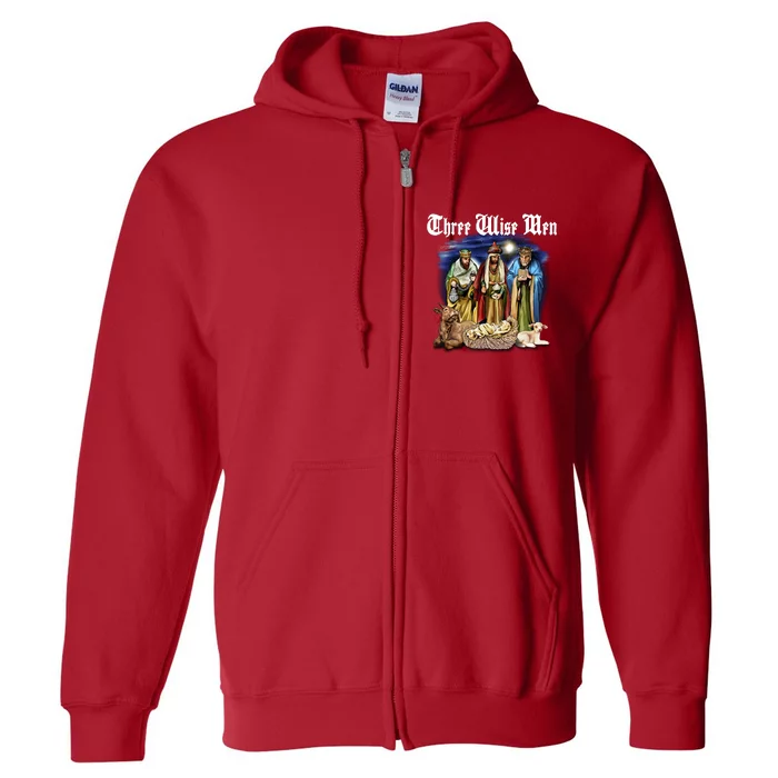 Three Wise Men Full Zip Hoodie