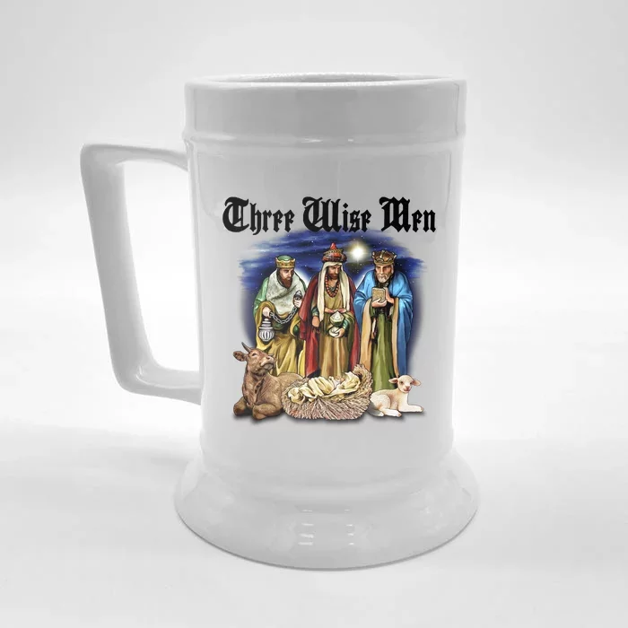 Three Wise Men Front & Back Beer Stein