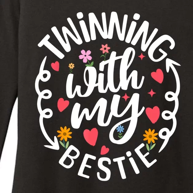 Twinning With My Bestie Spirit Week Twin Day Best Friend Womens CVC Long Sleeve Shirt