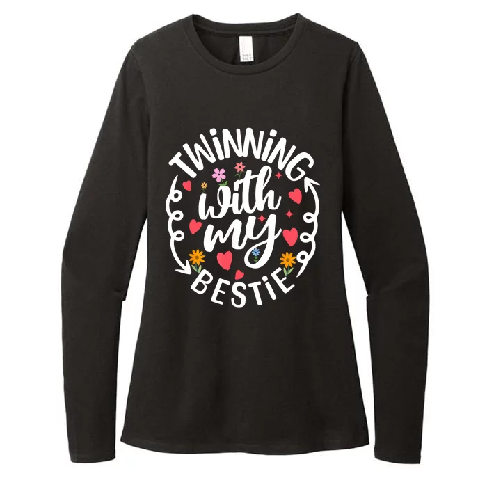 Twinning With My Bestie Spirit Week Twin Day Best Friend Womens CVC Long Sleeve Shirt