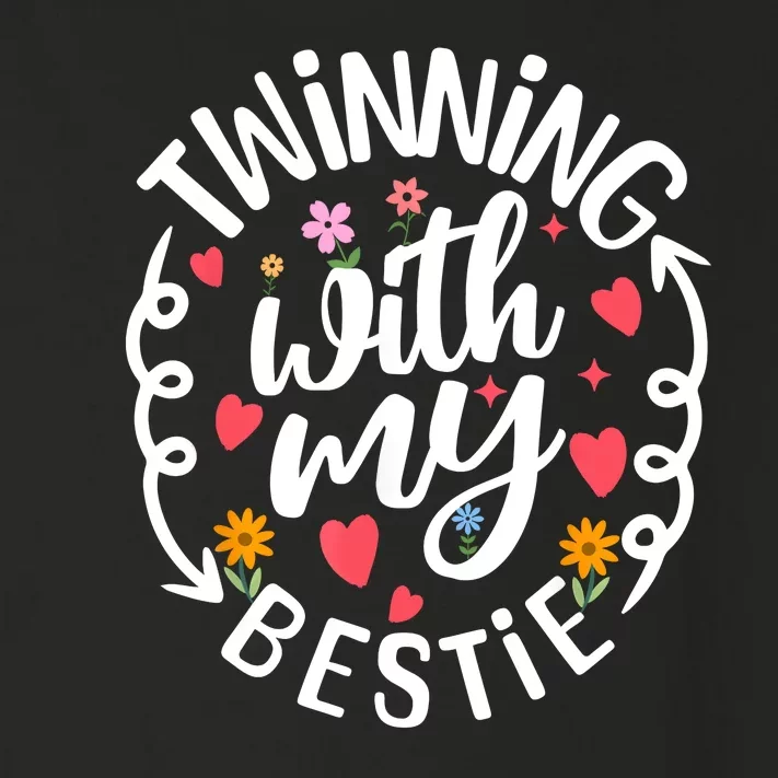 Twinning With My Bestie Spirit Week Twin Day Best Friend Toddler Long Sleeve Shirt