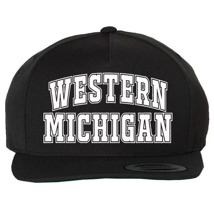 Town W.E.S.T.E.R.N Michigan Wool Snapback Cap