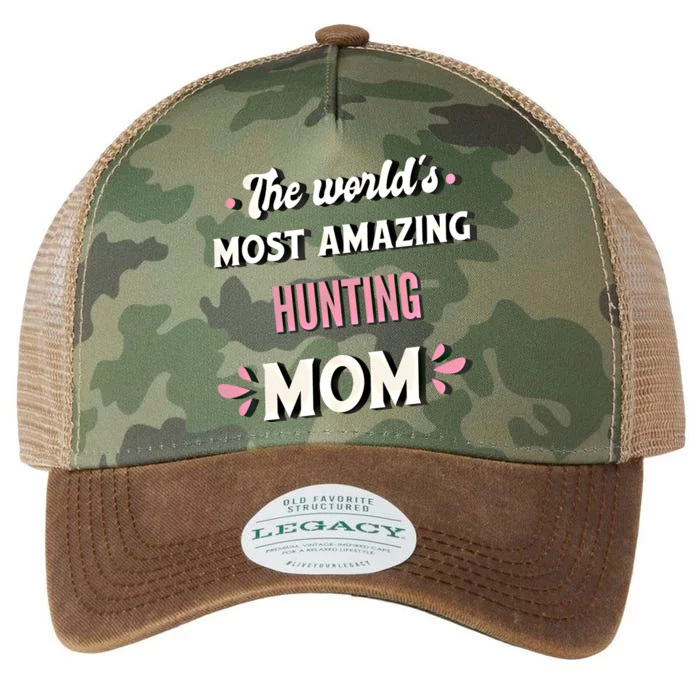 The World's Most Amazing Hunting Mom Meaningful Gift Legacy Tie Dye Trucker Hat