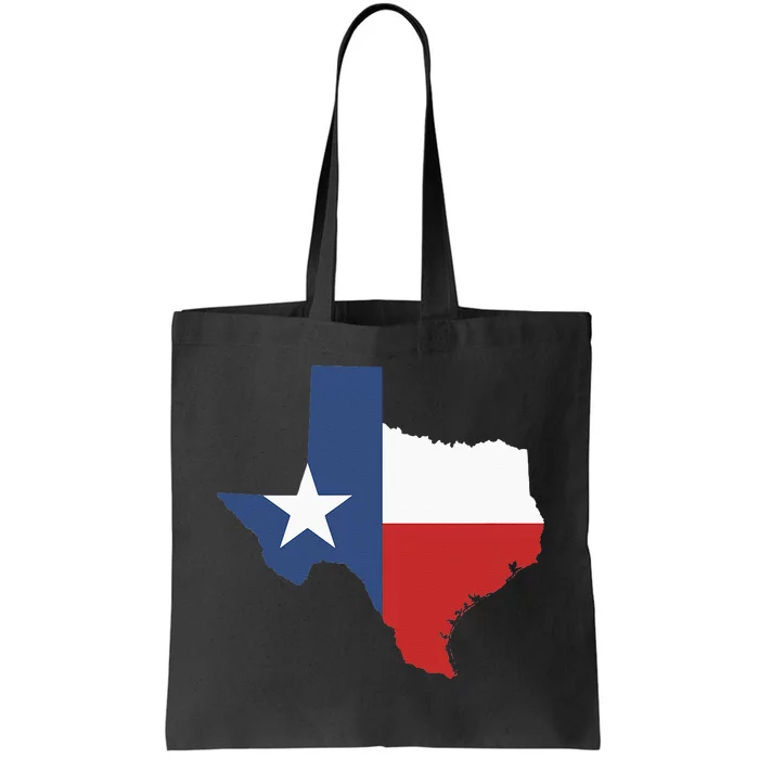 Texas Women Men Texas State Lone Star Flag Map Tote Bag