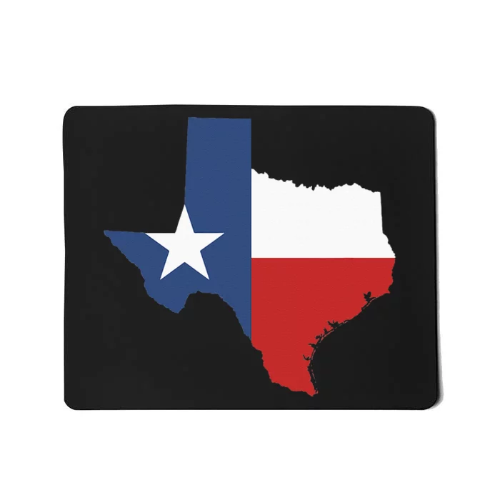 Texas Women Men Texas State Lone Star Flag Map Mousepad