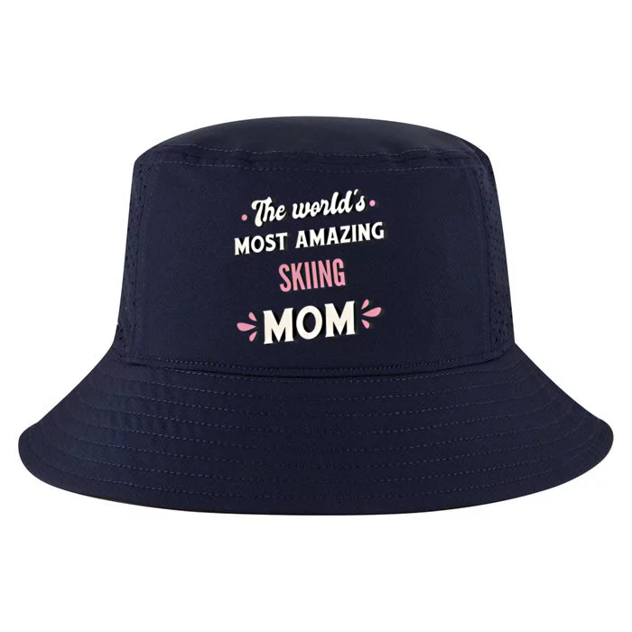 The World's Most Amazing Skiing Mom Great Gift Cool Comfort Performance Bucket Hat