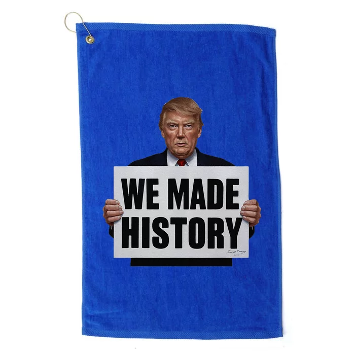 Trump We Made History Platinum Collection Golf Towel