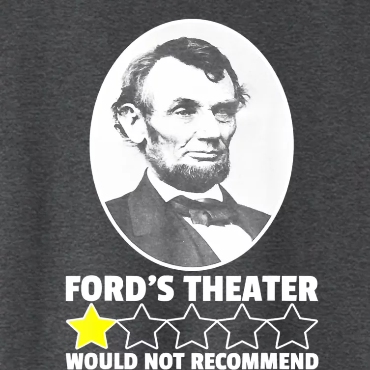 Theater Would Not Recommend 1Star Abraham Lincoln Women's Crop Top Tee