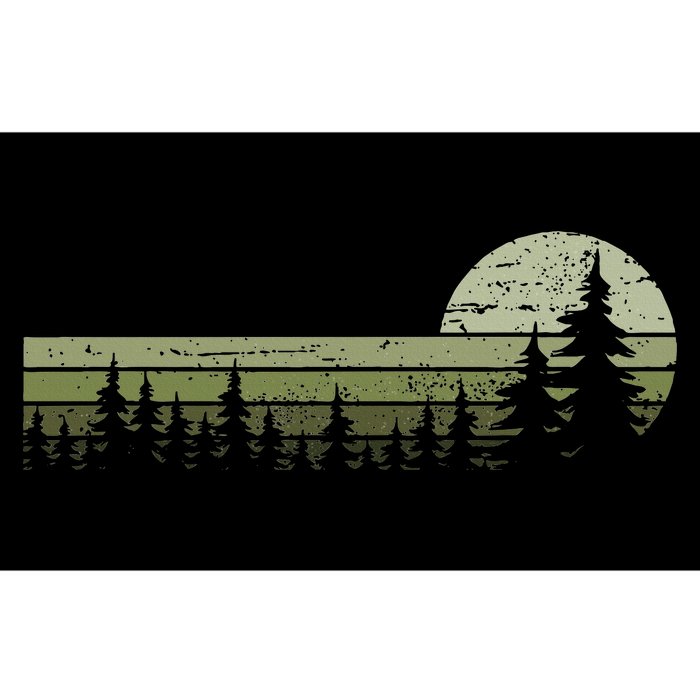 Trees Wildlife Nature Vintage Forest Bumper Sticker