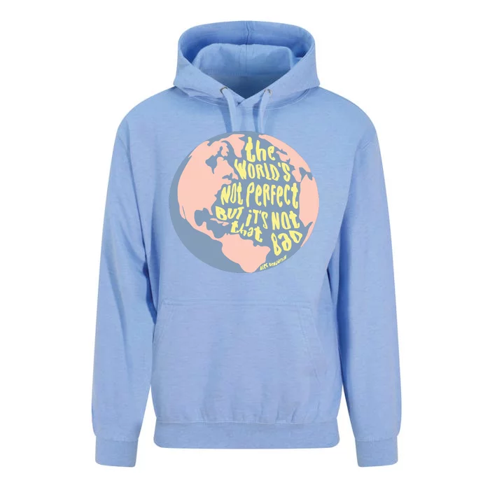 The WorldS Not Perfect But ItS Not That Bad Benjamin Unisex Surf Hoodie