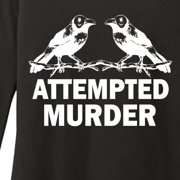 Two Crows Attempted Murder Womens CVC Long Sleeve Shirt