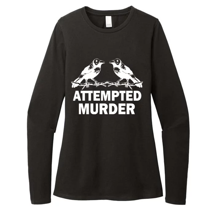 Two Crows Attempted Murder Womens CVC Long Sleeve Shirt