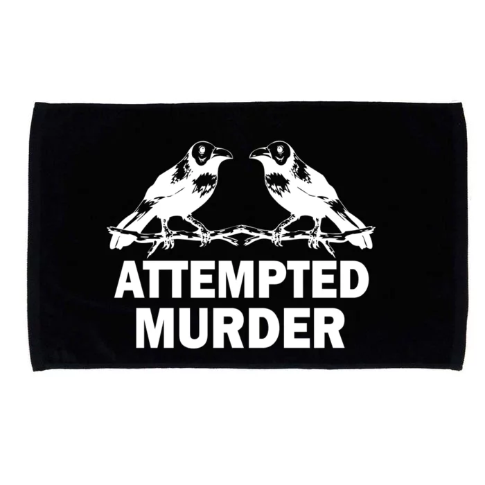 Two Crows Attempted Murder Microfiber Hand Towel