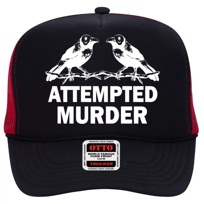 Two Crows Attempted Murder High Crown Mesh Trucker Hat