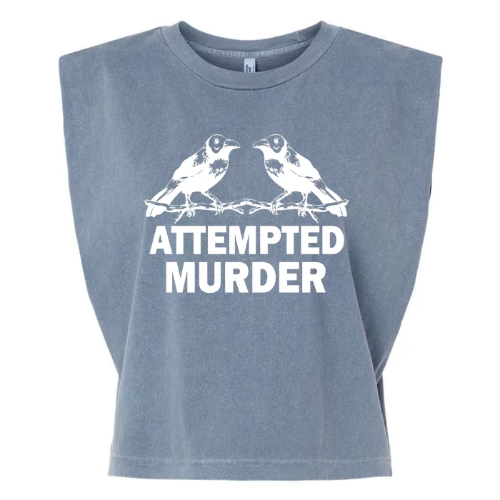 Two Crows Attempted Murder Garment-Dyed Women's Muscle Tee