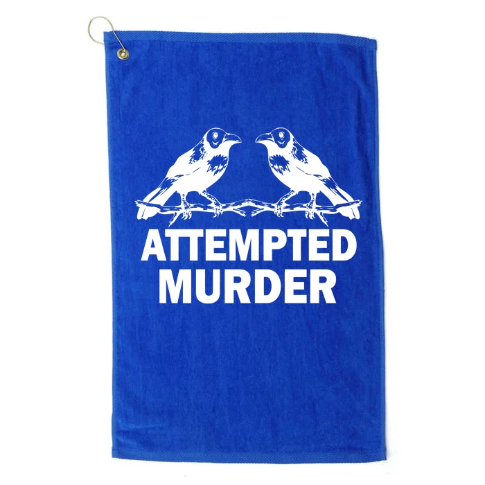 Two Crows Attempted Murder Platinum Collection Golf Towel