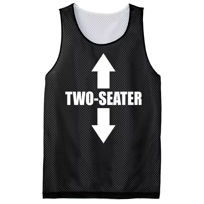 Two Seater Arrow Funny Mesh Reversible Basketball Jersey Tank