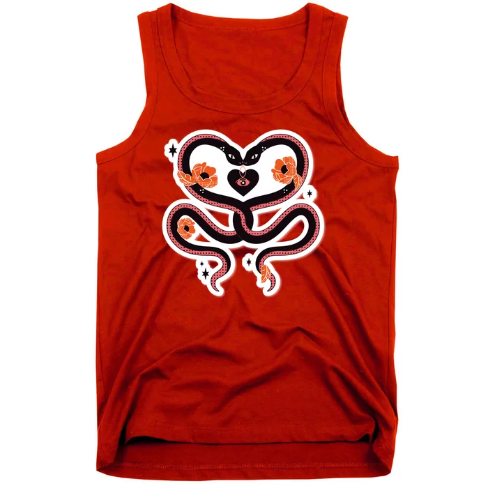 Two Snakes Sad Romance Tank Top