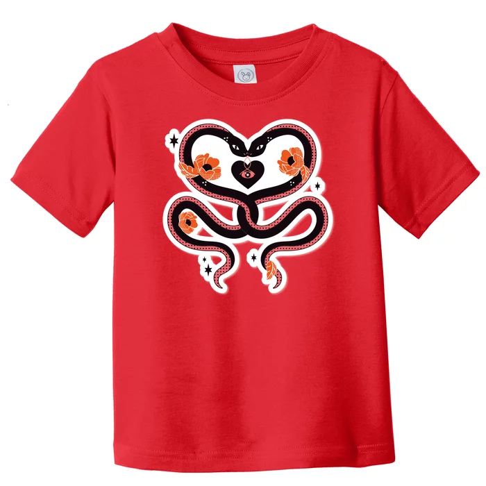 Two Snakes Sad Romance Toddler T-Shirt