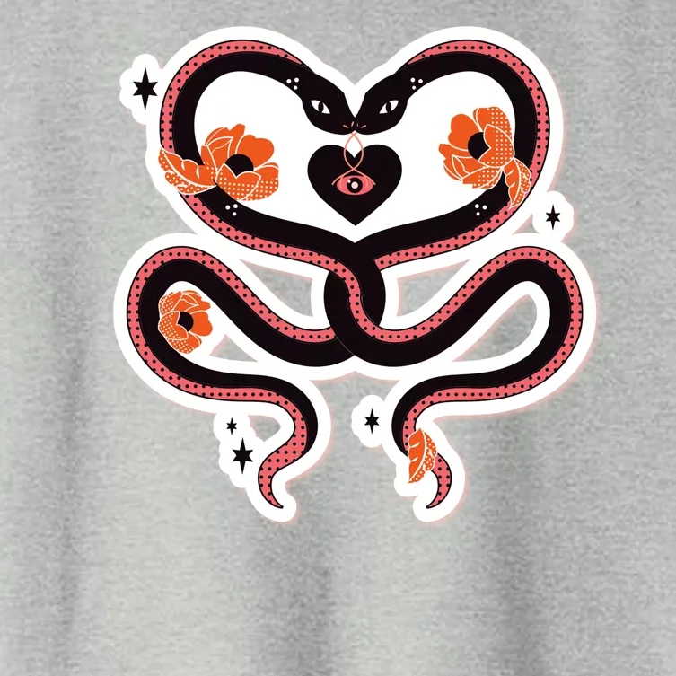 Two Snakes Sad Romance Women's Crop Top Tee