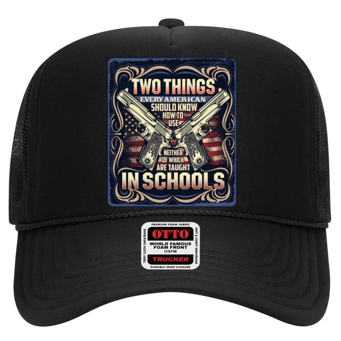 Two Things Every American Should Know How To Use High Crown Mesh Trucker Hat