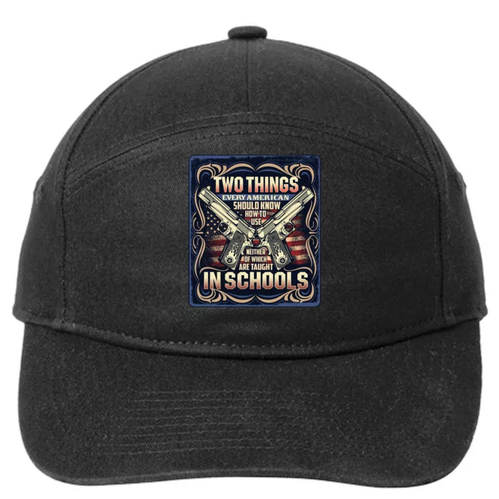 Two Things Every American Should Know How To Use 7-Panel Snapback Hat