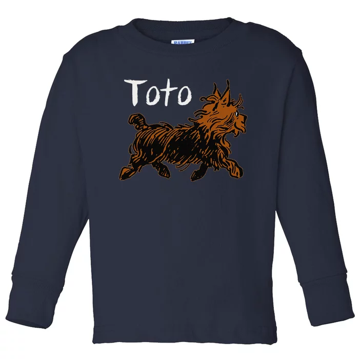 Toto Wizard Of OZ DogFunny Fairytale Toddler Long Sleeve Shirt