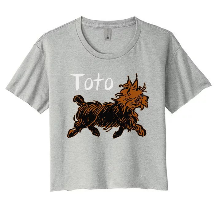 Toto Wizard Of OZ DogFunny Fairytale Women's Crop Top Tee