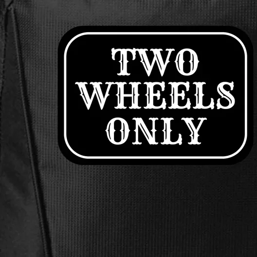 Two Wheels Only City Backpack