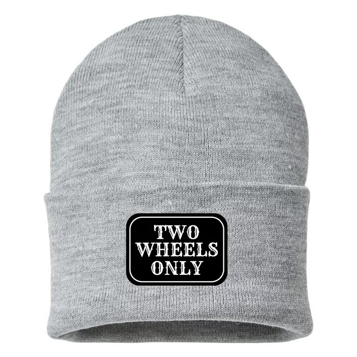 Two Wheels Only Sustainable Knit Beanie