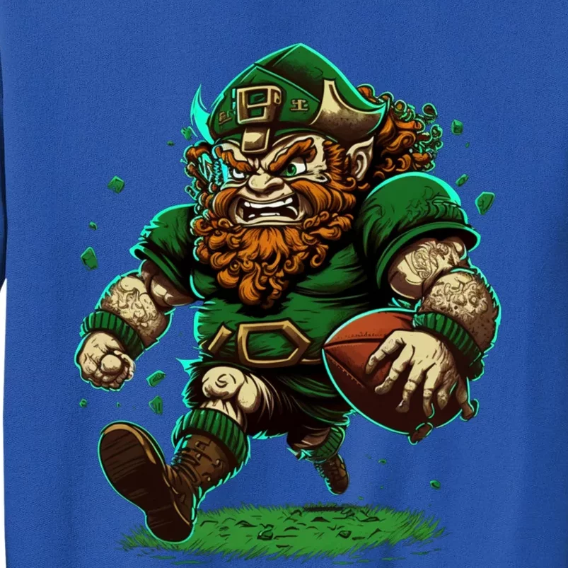 Touchdown With Our Leprechaun American Football And Great Gift Tall Sweatshirt