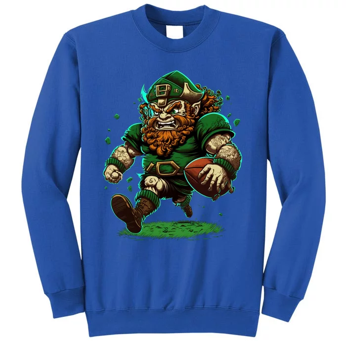 Touchdown With Our Leprechaun American Football And Great Gift Tall Sweatshirt