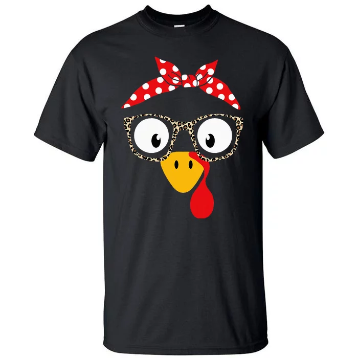 Turkey Woman Or Girl With Leopard Glasses Tall T-Shirt