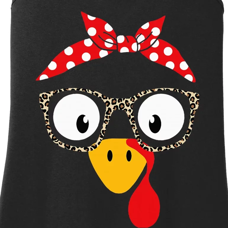 Turkey Woman Or Girl With Leopard Glasses Ladies Essential Tank