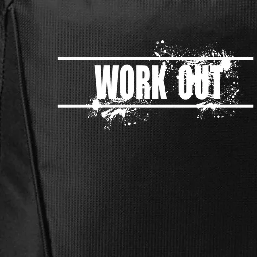 Trendy Work Out Paint Splatter Gift City Backpack