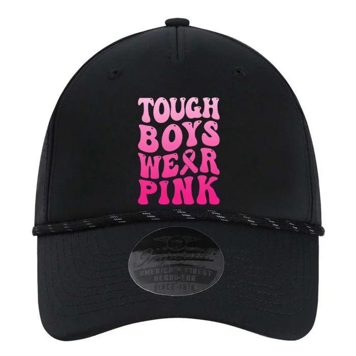 Tough Wear Pink Cool Pink Breast Cancer Support Squad Performance The Dyno Cap