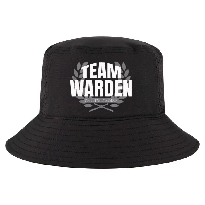 Team Warden Proud Family Member Warden Cool Comfort Performance Bucket Hat