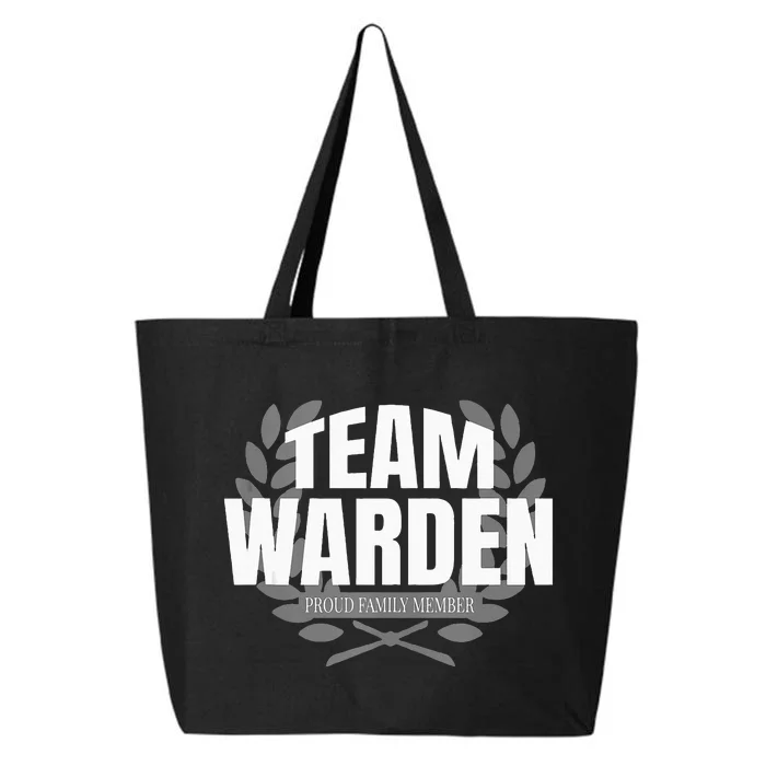 Team Warden Proud Family Member Warden 25L Jumbo Tote