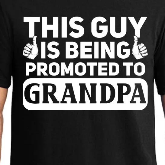 This Was Promoted To Grandpa Funny Gift Pajama Set