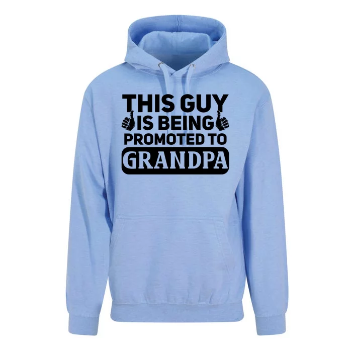 This Was Promoted To Grandpa Funny Gift Unisex Surf Hoodie