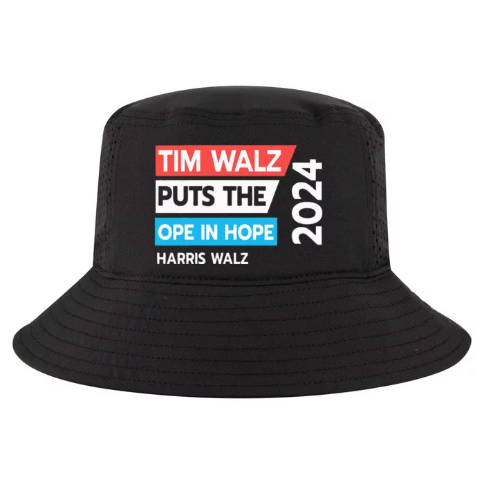 Tim Walz Puts The Open In Hole 2024 Harris Walz Cool Comfort Performance Bucket Hat