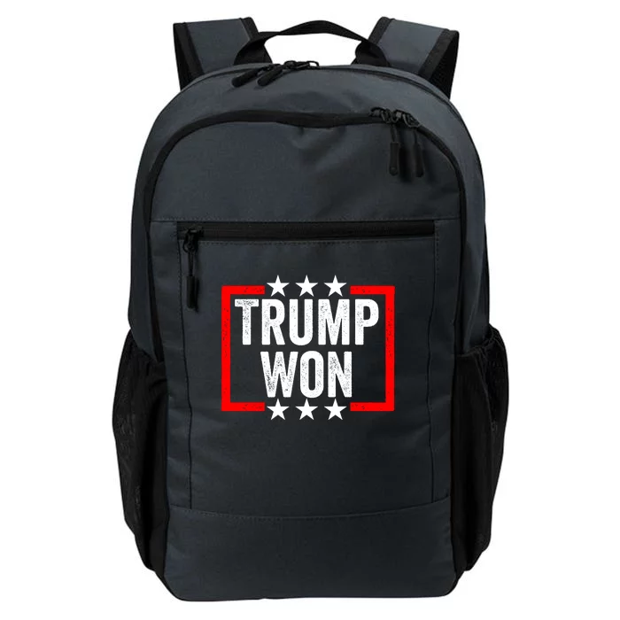 Trump Won ~ Pro Freedom ~ Anti Harris And Biden Protest Daily Commute Backpack