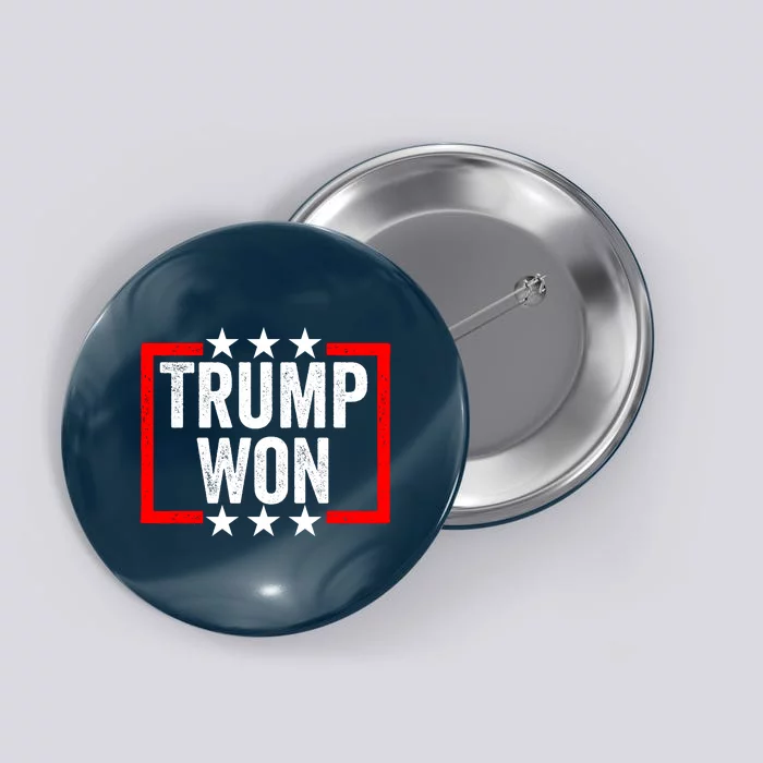 Trump Won ~ Pro Freedom ~ Anti Harris And Biden Protest Button