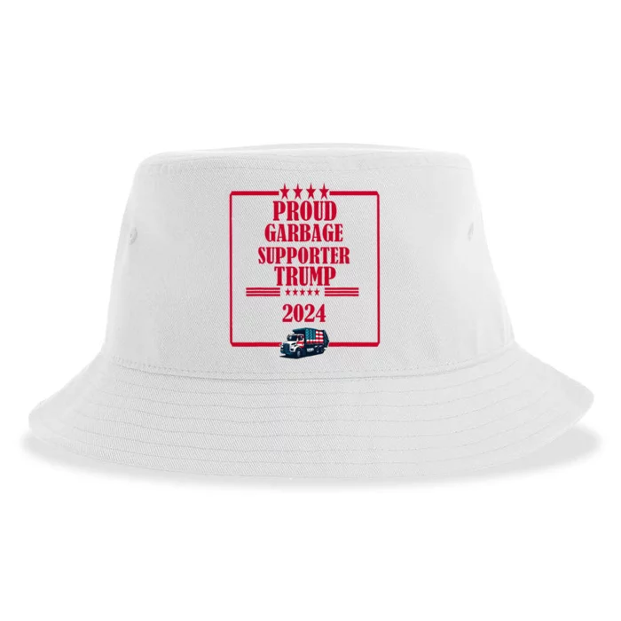 Trump Won Proud Garbage Supporter Trump 2024 Sustainable Bucket Hat