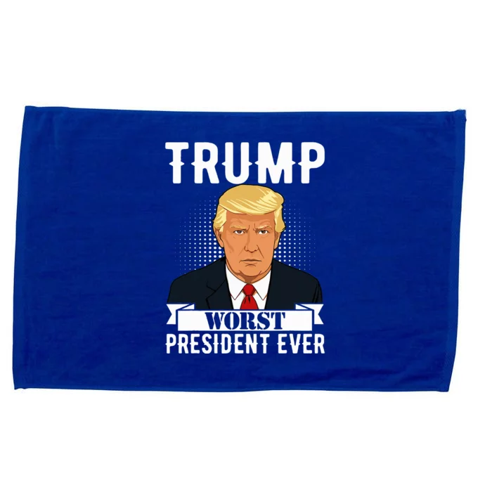 Trump Worst President Ever Political Statement Microfiber Hand Towel